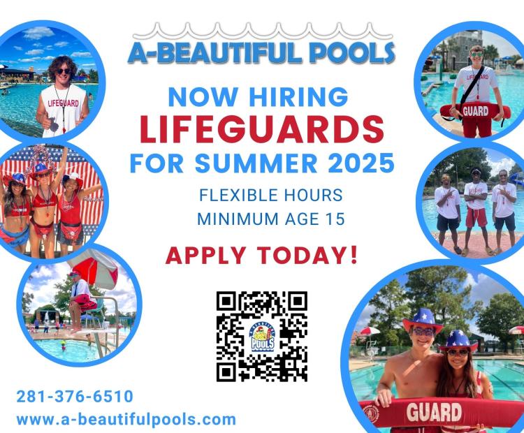 Hiring Lifeguards for the Phase 1 & 2 Pools